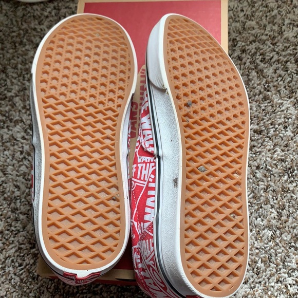 Doheny style racing rd/white vans - Picture 6 of 6